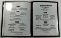 1980's Original Menu OXFORD INN Restaurant Royal Oak Michigan