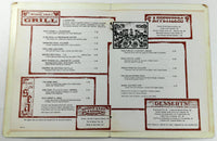 1970 Original Menu Northland Inn COACH & FOUR Restaurant Detroit Michigan