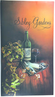 1993 Original Laminated Menu SIBLEY GARDENS Restaurant Trenton Michigan