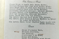 1938 Original Menu KUNGSHOLM New York Restaurant E. 55th Prix Fixe Dinner $1.50