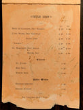 1881 French Cuisine Menu ? New York ? France ? Fleischmann's Vienna Bakery