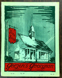1940's Original Menu GERZIN'S GEORGIAN Restaurant Springfield Illinois Route 66