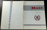 1963 Original Menu HOST MOTEL RESTAURANT Lancaster Pennsylvania