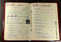 1980's Original Menu THE CLINTON HOUSE Restaurant Clinton New Jersey