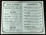 1980's Original Menu GREENLINE DINER Restaurant Princeton New Jersey University