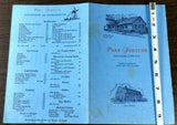 1930's Menu PORT FORTUNE Restaurant Chatham Cape Cod Massachusetts Atwood Family