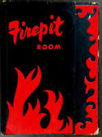 1950's Original Menu FIREPIT ROOM Restaurant
