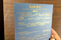 1910 Original Menu Lot DUTCH GRILL Restaurant