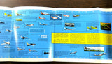 1934-1978 Rockwell International Military Aircraft Lineage Wall Chart Poster