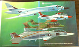 1934-1978 Rockwell International Military Aircraft Lineage Wall Chart Poster