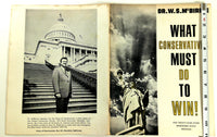 Rare 1964 Dr. W.S. McBIRNIE What Conservatives Must Do To Win & 24 Other Radio