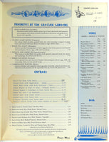 1967 Original Large Menu GRECIAN GARDENS Greek Restaurant Detroit Michigan