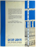 1967 Original Large Menu GRECIAN GARDENS Greek Restaurant Detroit Michigan