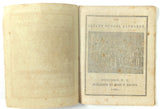 Rare 1838 Infant School Alphabet John F. Brown Concord N. H. Animal Woodcuts