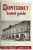 1958 MONTERREY Mexico Travel Tourist Guide Book & Map Hotels Shopping Chareadas