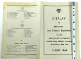 1944 WEST POINT Weapons & Combat Equpment Display US Military Academy New York