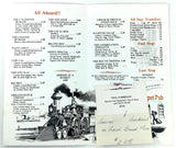 1970's DEPOT PUB Vittles & Spirits Restaurant Menu Franklin Park Illinois