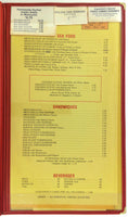 1981 AUGUSTINES Restaurant Original Large Italian Menu Thick & Heavy