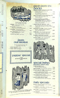 1980's Menu LOUIS PAPPAS Restaurant Sponge Docks Tarpon Springs Florida