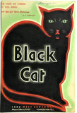 1951 Menu BLACK CAT Restaurant Vancouver BC British Columbia Canada Clerkson