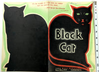 1951 Menu BLACK CAT Restaurant Vancouver BC British Columbia Canada Clerkson