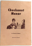 1960's Original Menu CHUCKANUT MANOR Restaurant Washington Chuckanut Highway
