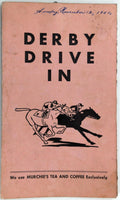 1950 Original Menu DERBY DRIVE IN Restaurant Vancouver BC Canada Heinz Insert