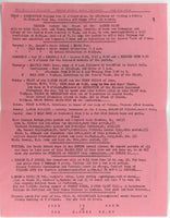 1951 ST. JOSEPH'S Catholic Church Bulletin Seattle Washington Rinn White Joye