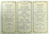 1936 SS Hansa HAMBURG AMERIKA LINE Lunch & Wine Menu & Social Events Program Lot