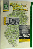 1962 Original Big Menu HOLIDAY INN Restaurant Springfield Missouri