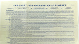 Blank ARGYLE STEAM SHIP CO. LIMITED Bill Of Lading Received
