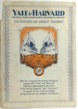 1926 Original Mailer Menu LOS ANGELES STEAMSHIP COMPANY SS Yale SS Harvard