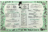 1963 Original CANDLELITE Restaurant Mini Menu Texas State Fair Curio Hut $1