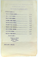 1940's Original Menu Lot of 3 MELON VALLEY RESTAURANT