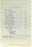 1940's Original Menu Lot of 3 MELON VALLEY RESTAURANT