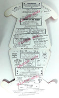 1940's Original Menu TOPPER'S DRIVE IN Restaurant Lincoln Wood Illinois