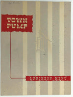 1950's Original Vintage Menu THE TOWN PUMP Restaurant & Lounge Chicago Illinois