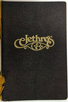 1980's Original Large Menu JETHRO'S Restaurant