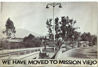 1972 We Moved To MISSION VIEJO California Map New Home
