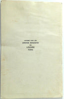 1931 Guide De L'Exposition Coloniale GRANDS MAGASINS Stores Du Louvre Paris Map