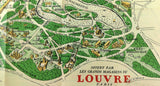 1931 Guide De L'Exposition Coloniale GRANDS MAGASINS Stores Du Louvre Paris Map