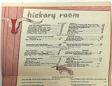 1960's Menu RIVIERA HOTEL Casino HICKORY ROOM Restaurant Las Vegas Nevada
