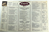1958 Original Menu THE BRASS RAIL Restaurant Of New York Brussels World Fair