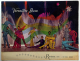 1970's Original Menu RIVIERA HOTEL VERSAILLES ROOM Restaurant Las Vegas Nevada