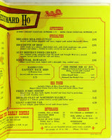1971 Original Menu WESTWARD HO STEAK HOUSE Restaurant Pasadena California