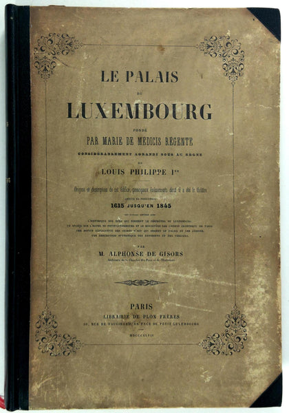 1847 Le Palais Du Luxembourg Palace Alphonse De Gisors Architechture Illustated