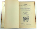 1898 1st Ed. L'Eglise Saint Julien le Pauvre Paris Jules Viatte Architecture