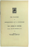 1927 The Pilgrims Of Great Britain Speeches Hotel Victoria The American Editors