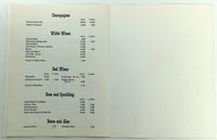 1970's Original Menu Ed's Seafood Restaurant Toronto Canada Ed Mirvish