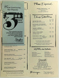 1960's Original Menu Stouffer's Restaurant Chicago Illinois